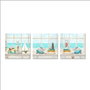 Wallity dr9009 Conjunto de 3 Pinturas Decorativas en Lienzo Multicolor
